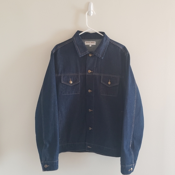 American Apparel Dark Wash Denim Jacket - Picture 1 of 4